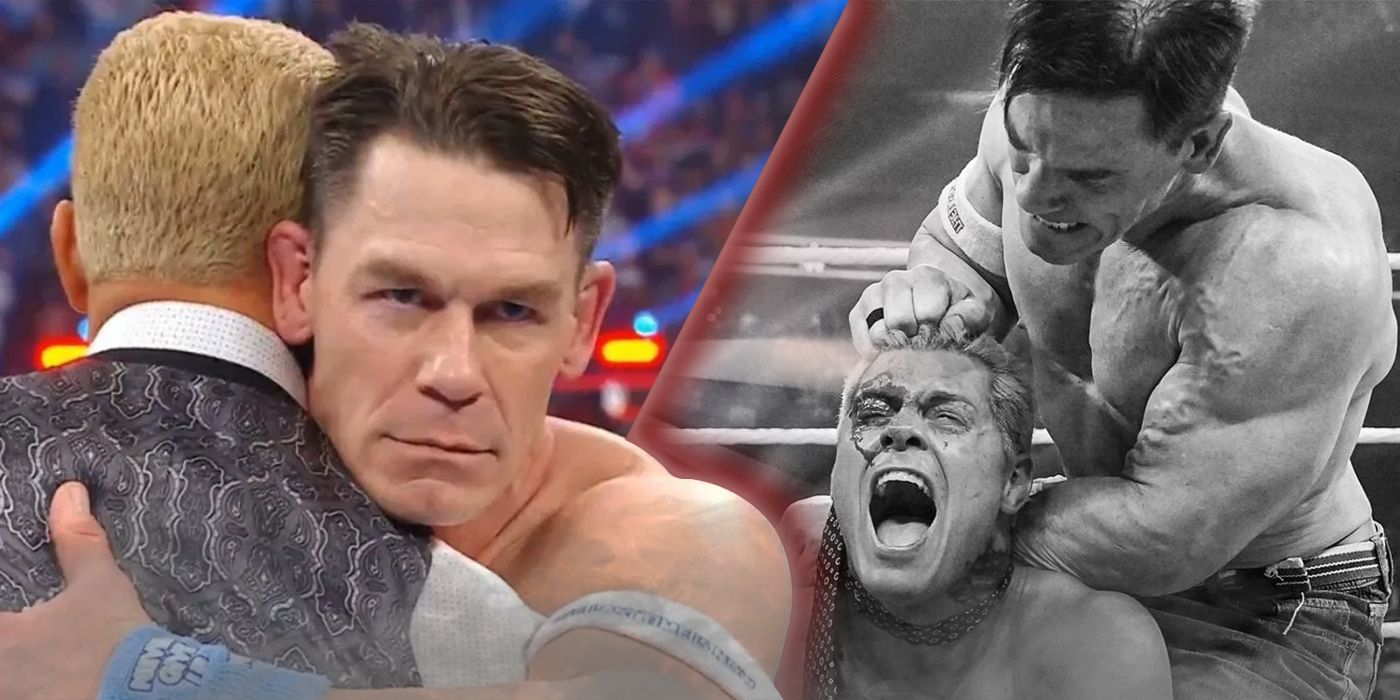 John Cena turns heel on Cody Rhodes at Elimination Chamber