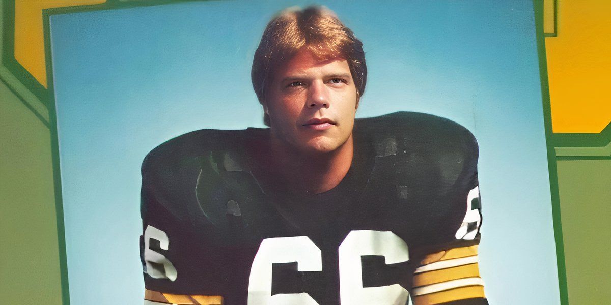 Lex Luger's promotional picture for the Green Bay Packers