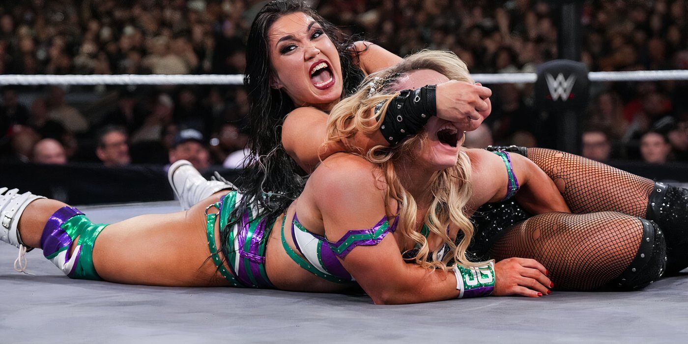 Roxanne Perez against Jordynne Grace (NXT Roadblock 2025)