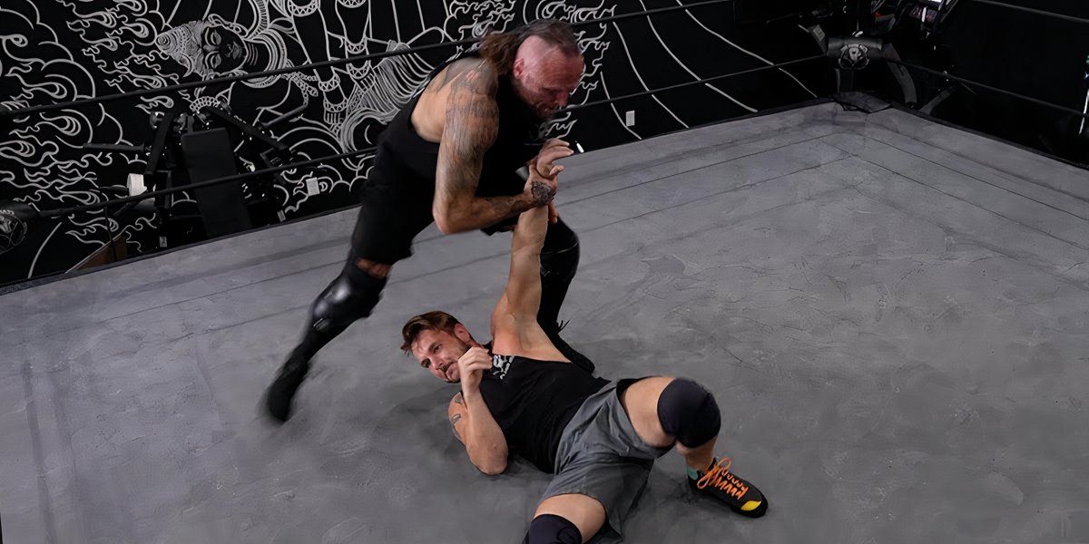 Aleister Black trains students at Dark Arts Gym