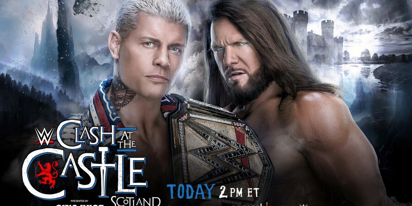 Cody Rhodes vs. AJ Styles WWE Clash at the Castle 2024