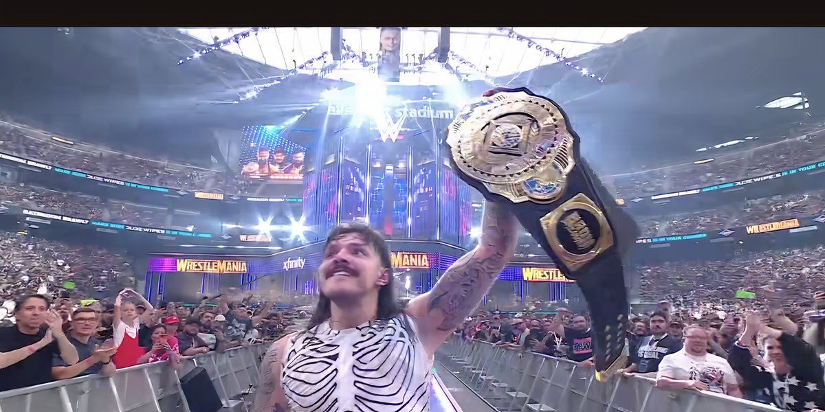 Dominik Mysterio Intercontinental Champion WrestleMania 41 Screenshot Crop