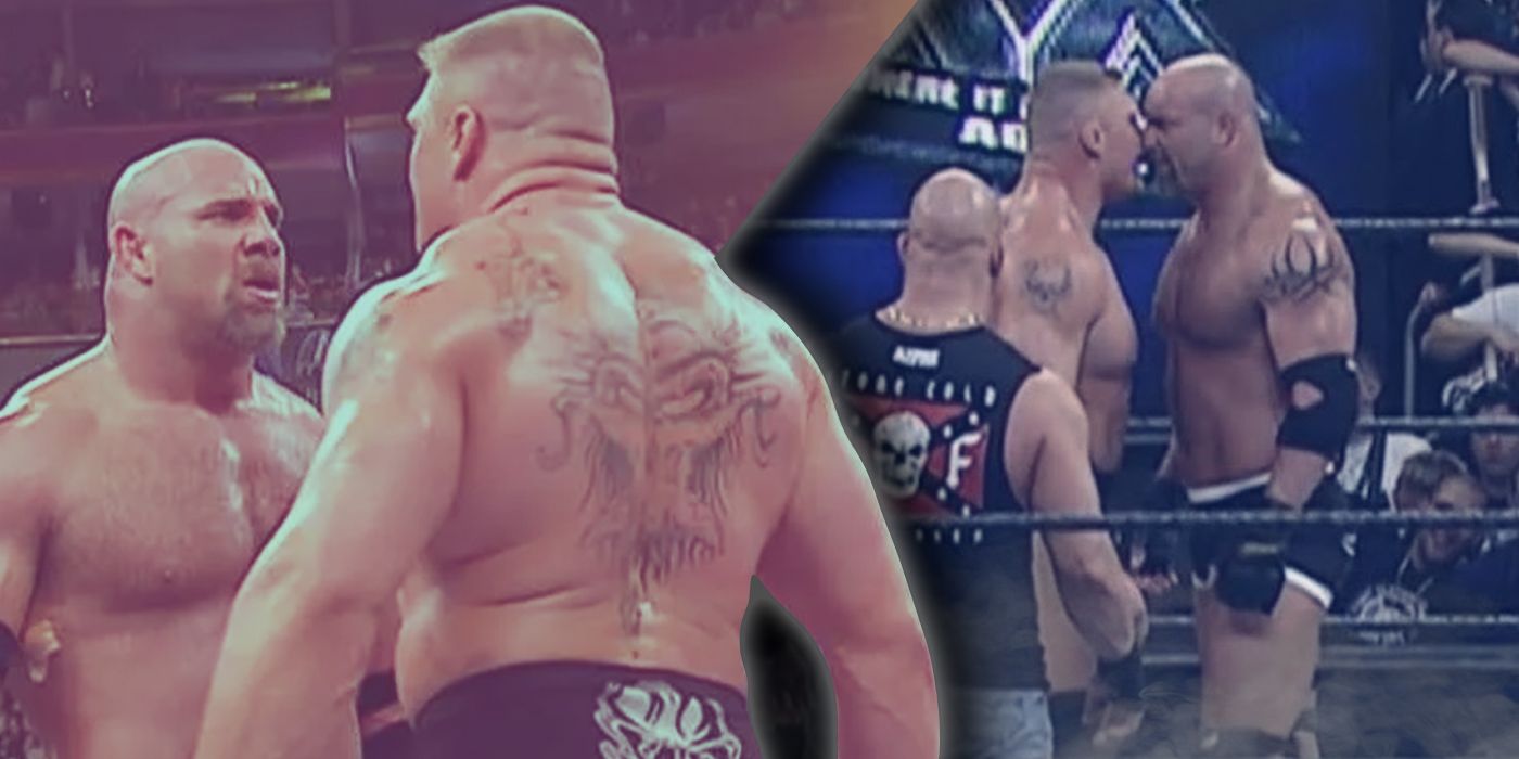 Goldberg vs. Brock Lesnar at WrestleMania 20