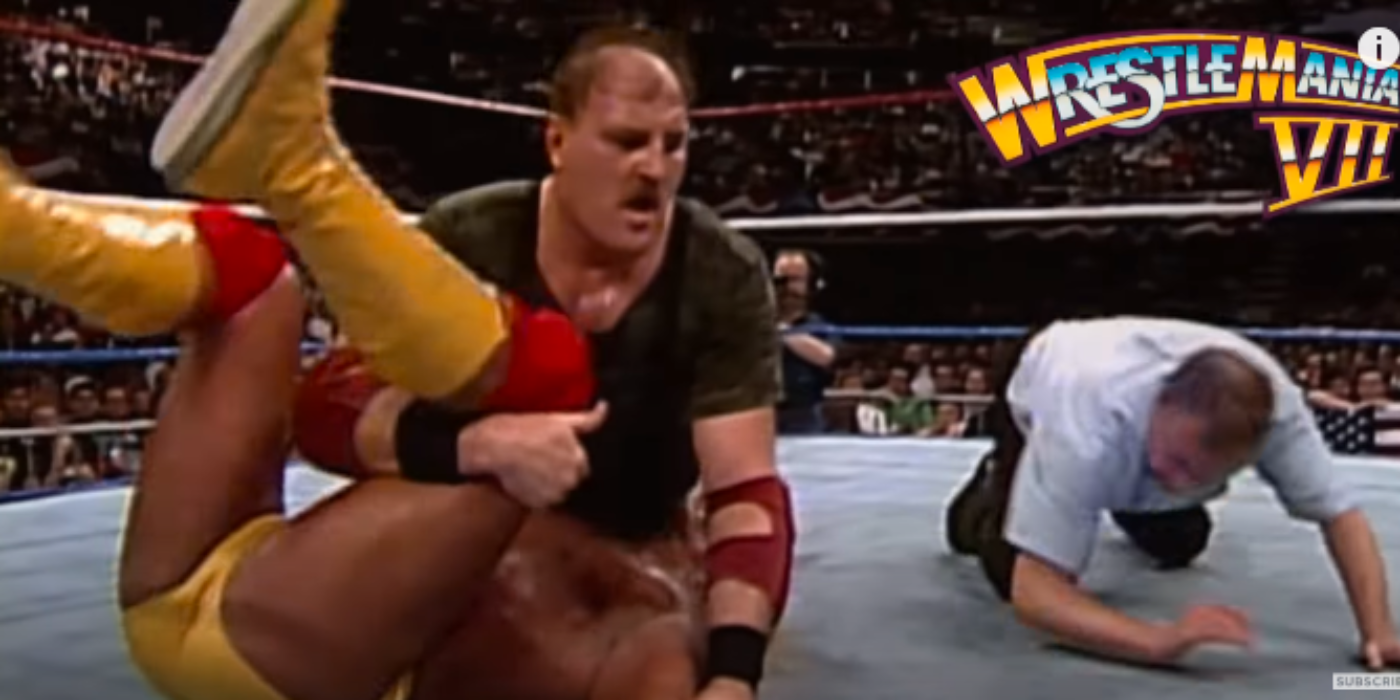 Hulk Hogan vs. Sergeant. Massacre WWE WrestleMania 7 