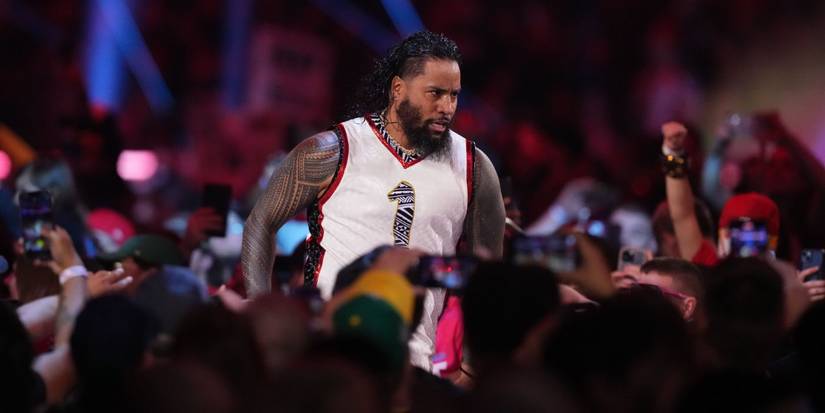 jimmy uso entrance royal rumble 2025  joe camporeale