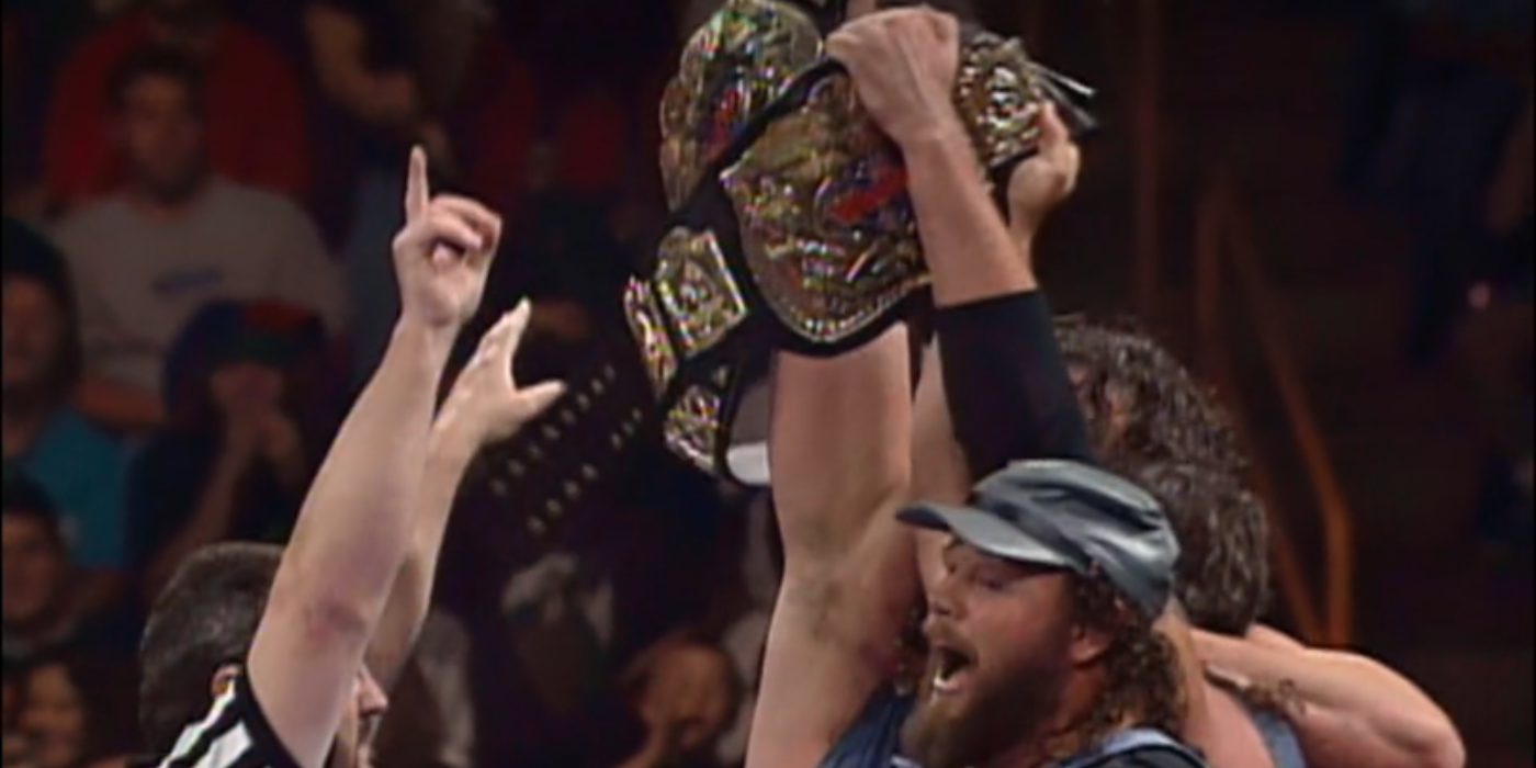 Godwinns World Tag Team Champions Badd Blood 1997 