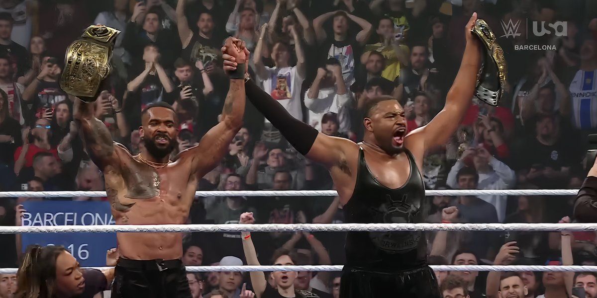Street Profit WWE Tag Team Champion Smackdown March 14, 2025 Screenshot Crop