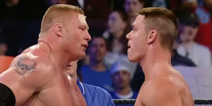 Brock Lesnar Vs. John Cena WWE Backlash 2003 
