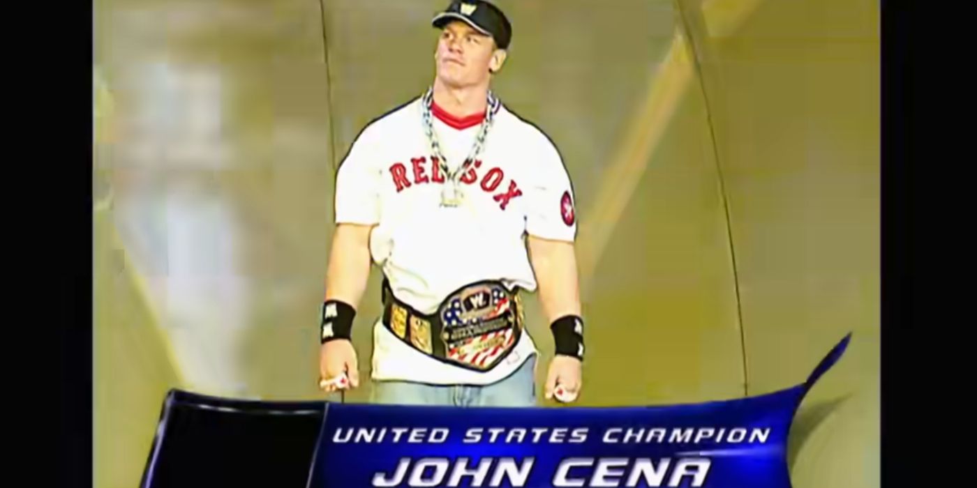 John Cena Making his Entrance as united states champion