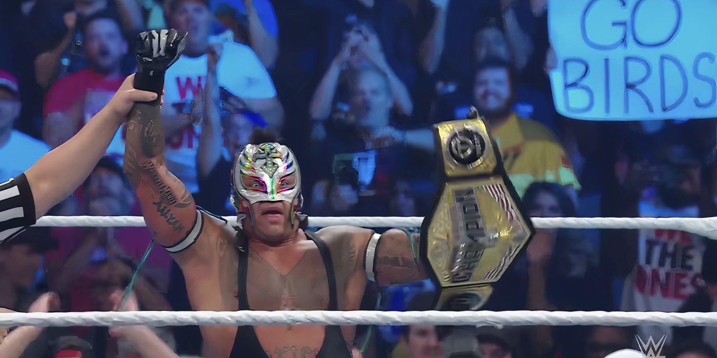 Rey Mysterio United States Champion 3rd Reign Screenshot Crop