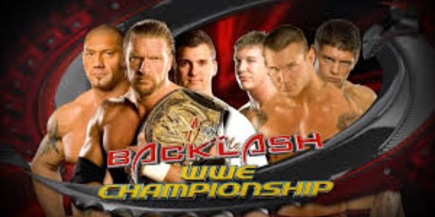 Legacy vs. Triple H Batista Shane McMahon WWE Backlash 2009 Match Card