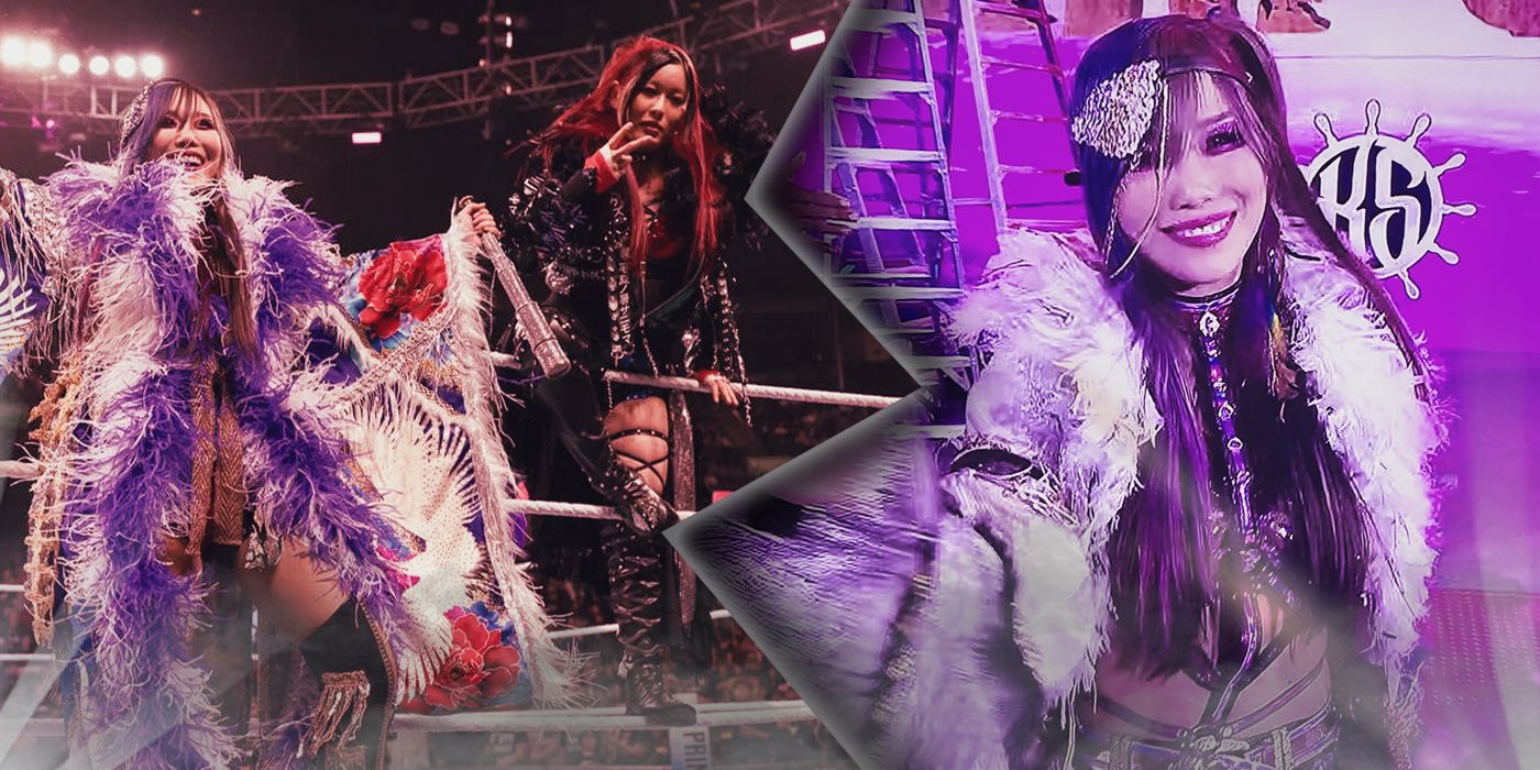 Kairi Sane making WWE entrances