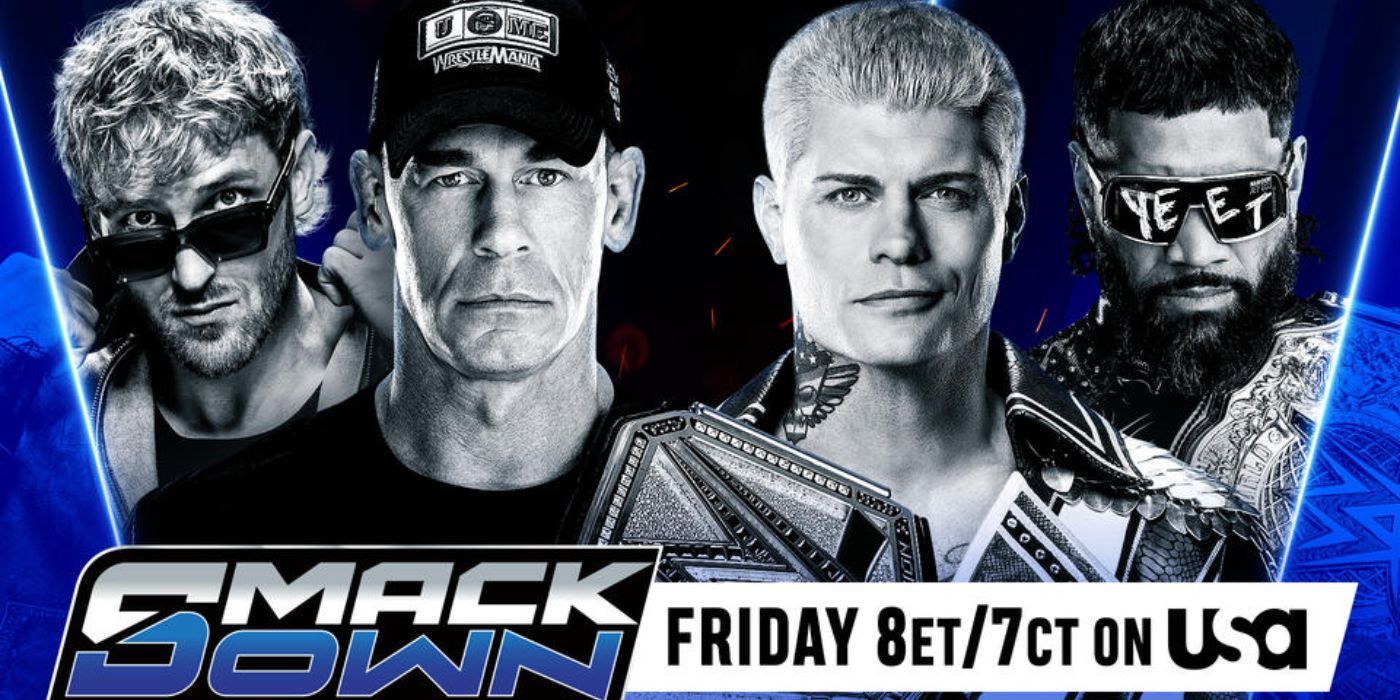 Cody Rhodes Logan Paul John cena Jey Uso Smackdown wwe-1