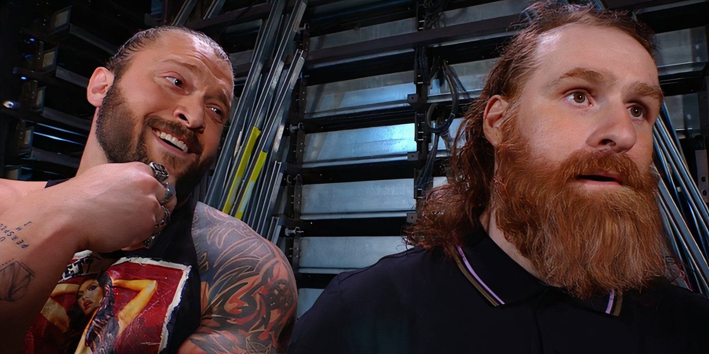 Karrion Kross and Sami Zayn backstage WWE RAW June 2025
