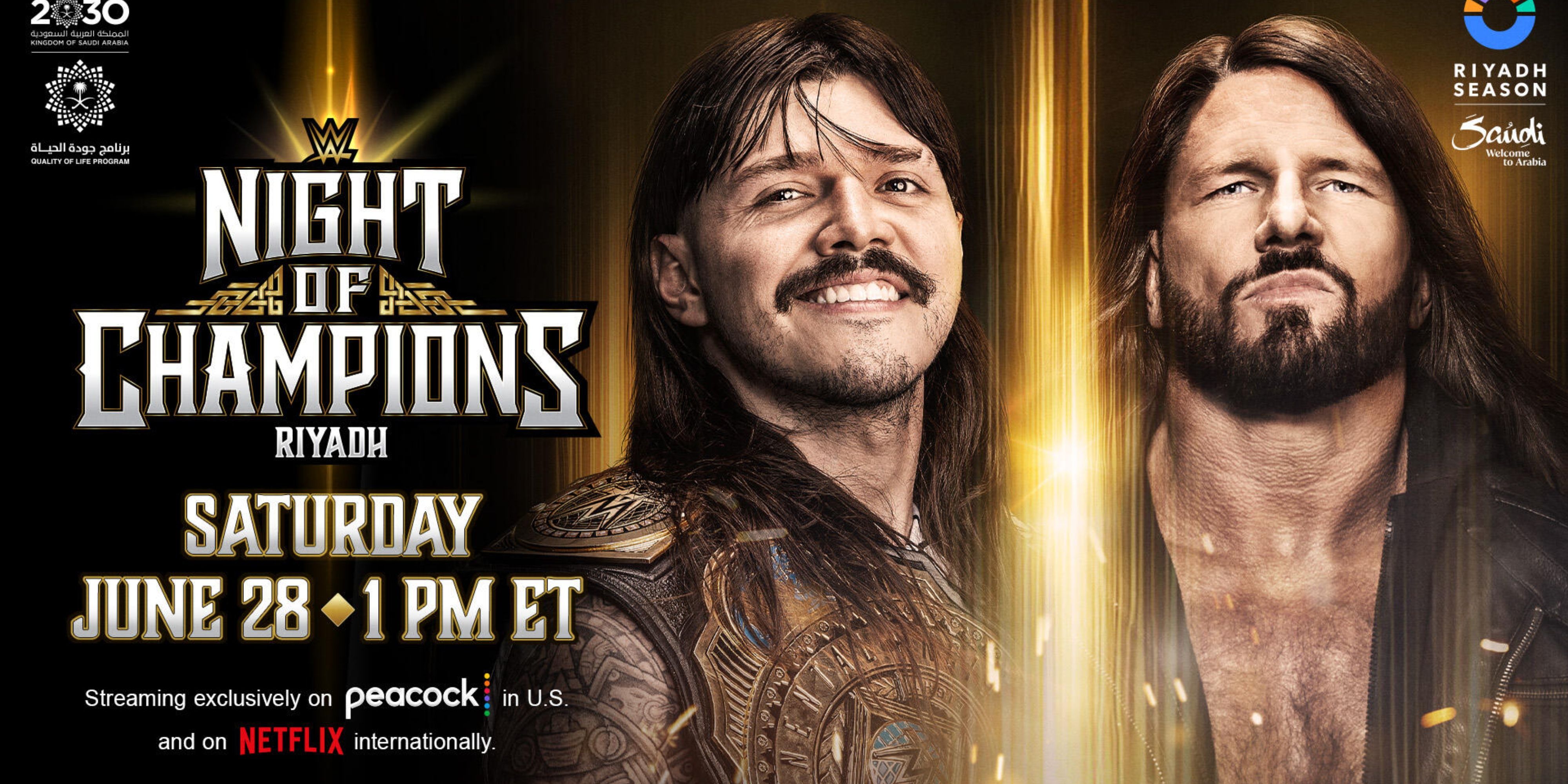 dominik mysterio vs aj styles at night of champions.