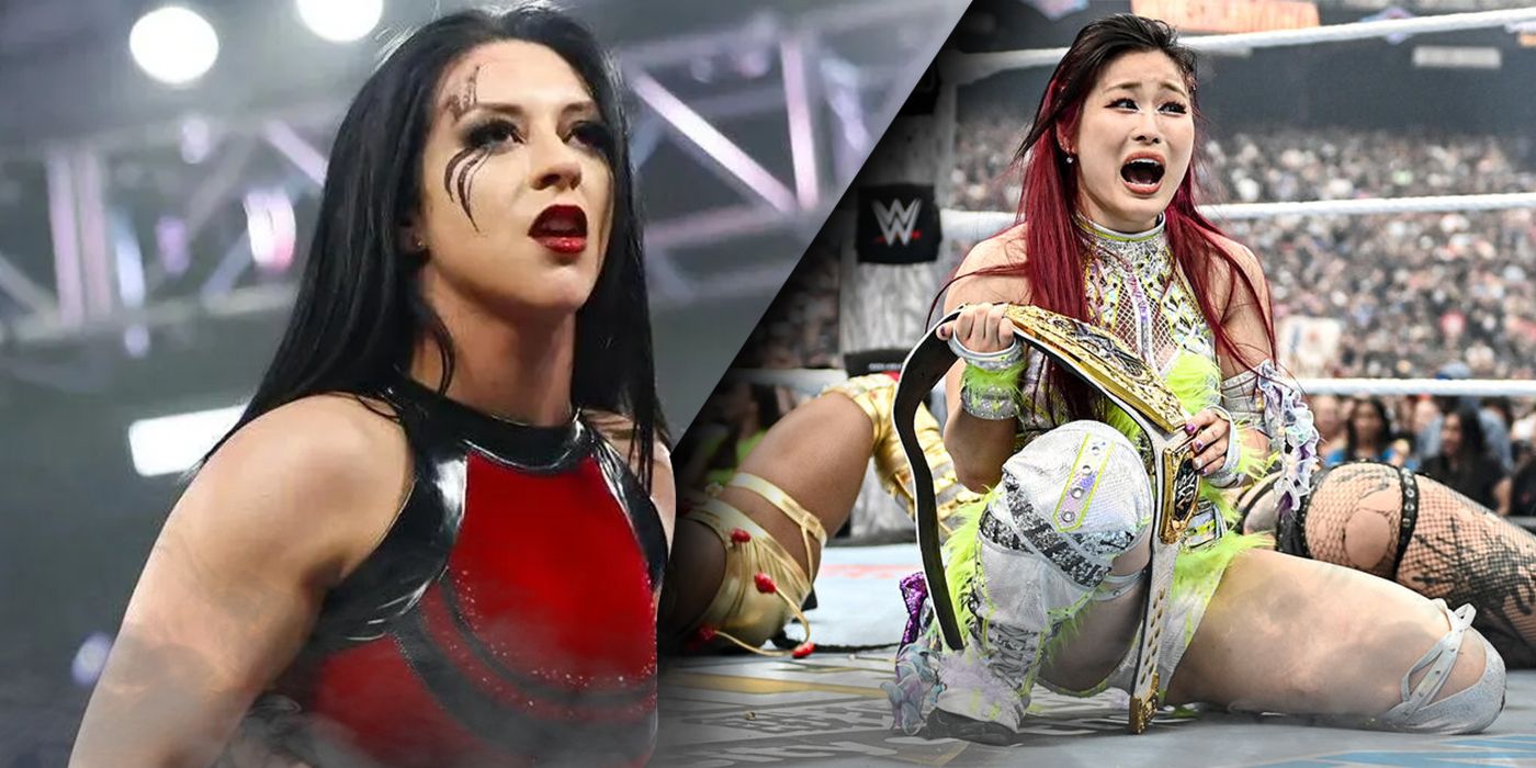 Stephanie Vaquer and Iyo Sky in WWE