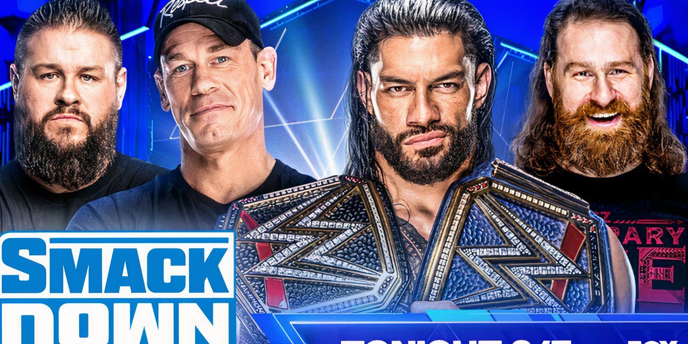 Roman Reigns & Sami Zayn vs John Cena & Kevin Owens WWE SmackDown