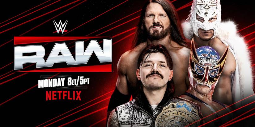 AJ Styles & Dragon Lee vs Dominik Mysterio & El Grande Americano (WWE RAW)