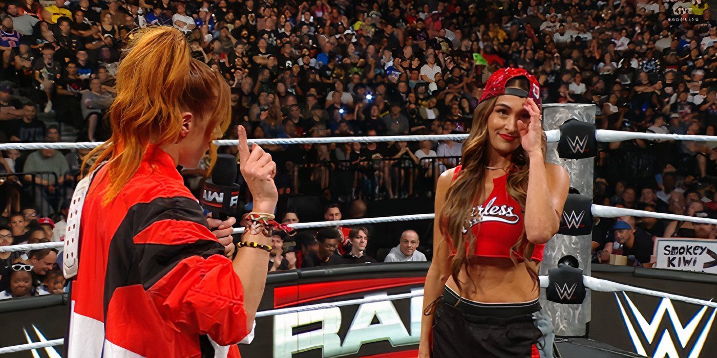 Becky Lynch and Nikki Bella WWE RAW