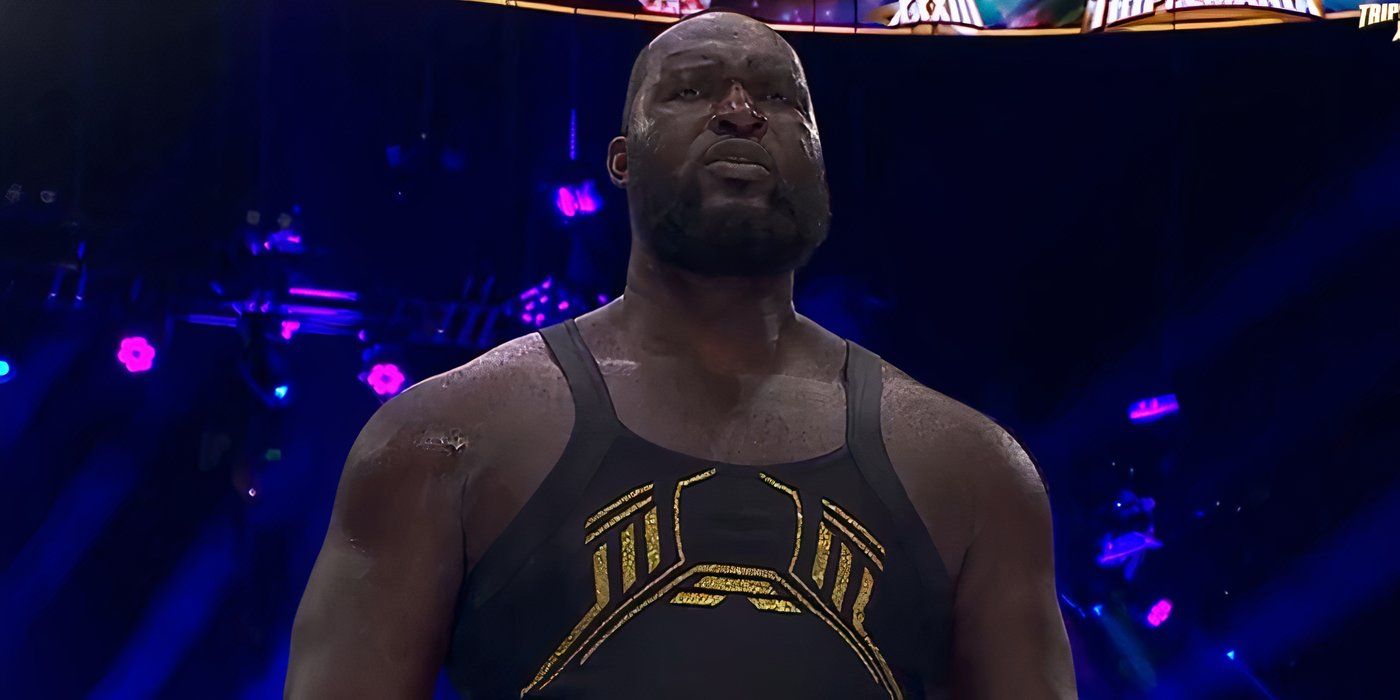 7-Foot Nigerian Giant Omos Makes Surprise Return At Triplemanía XXXIII