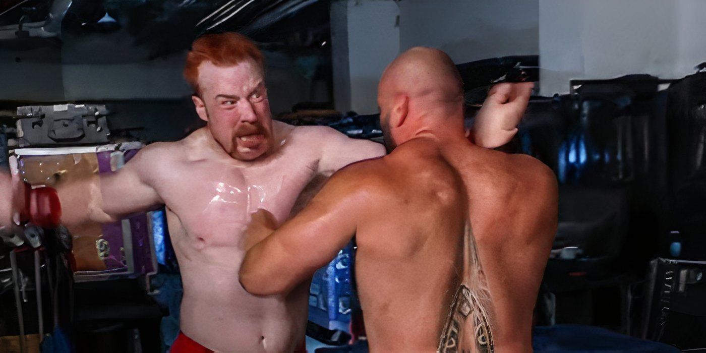 Sheamus and Rusev WWE RAW