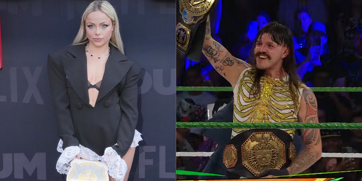 Liv Morgan Reacts as Dominik Mysterio Becomes AAA Mega Champion