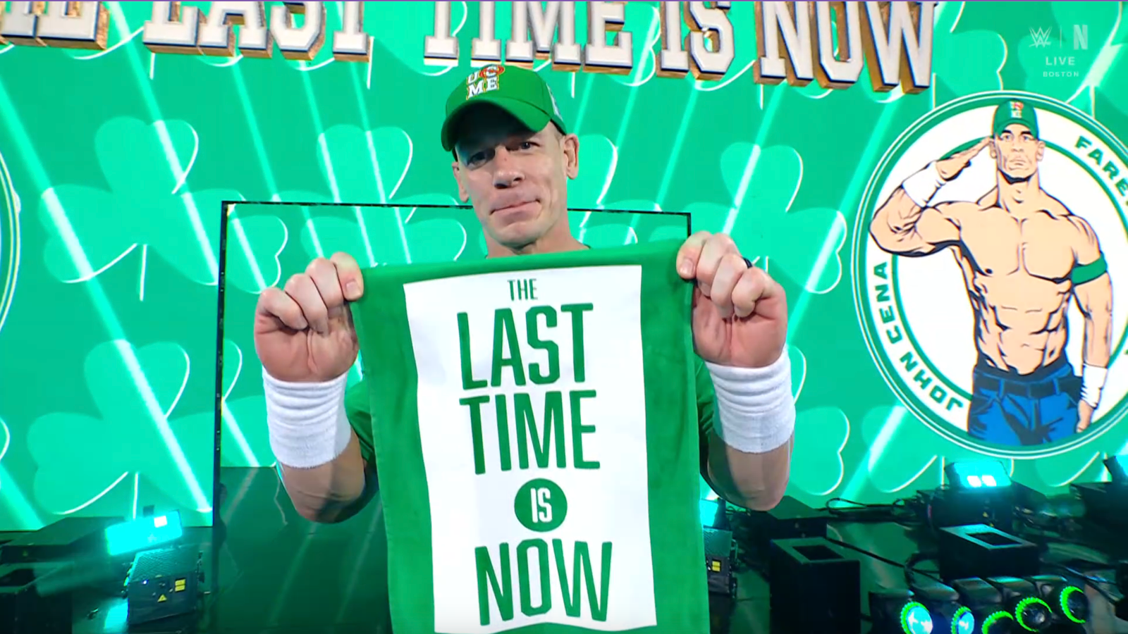 John Cena Wins Intercontinental Title in Remaining Boston WWE Match John Cena Wins Intercontinental Title in Remaining Boston WWE Match