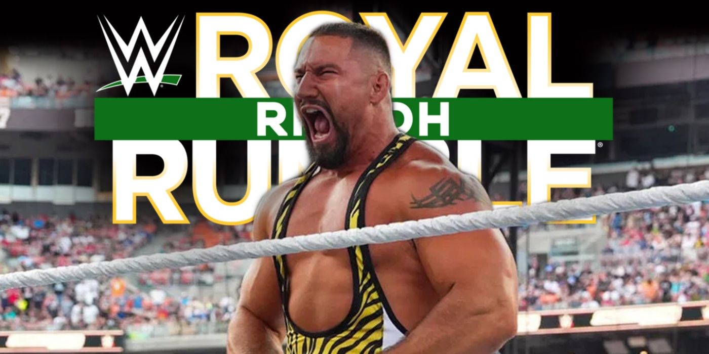 Bron Breakker with the Royal Rumble 2026 logo 