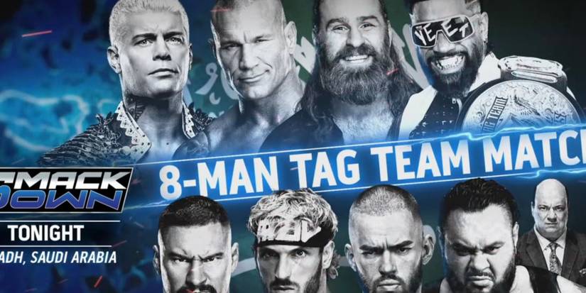 Eight-Man Tag Team match graphic
