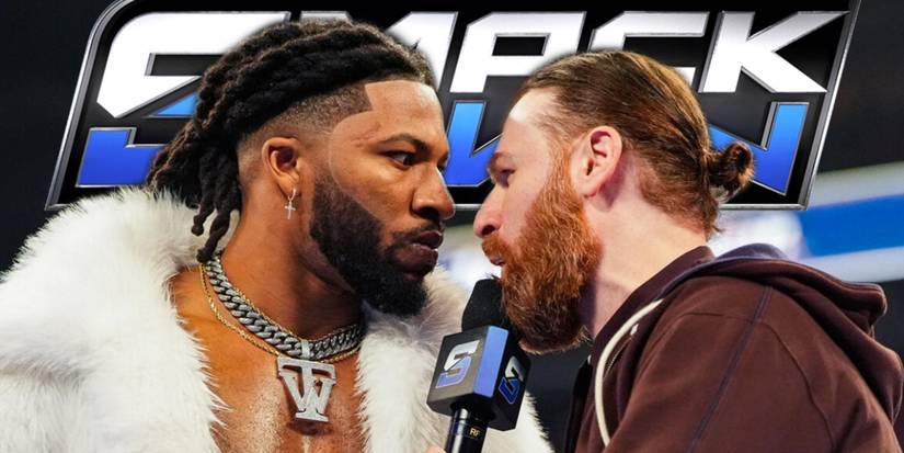 Sami Zayn Has Become WWE's Most Insufferable Character 3 Trick Williams and Sami Zayn facing off