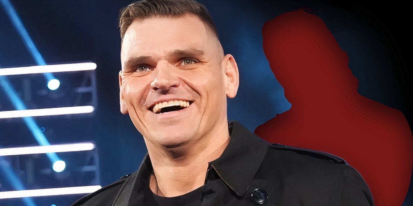 Gunther next to a silhouette