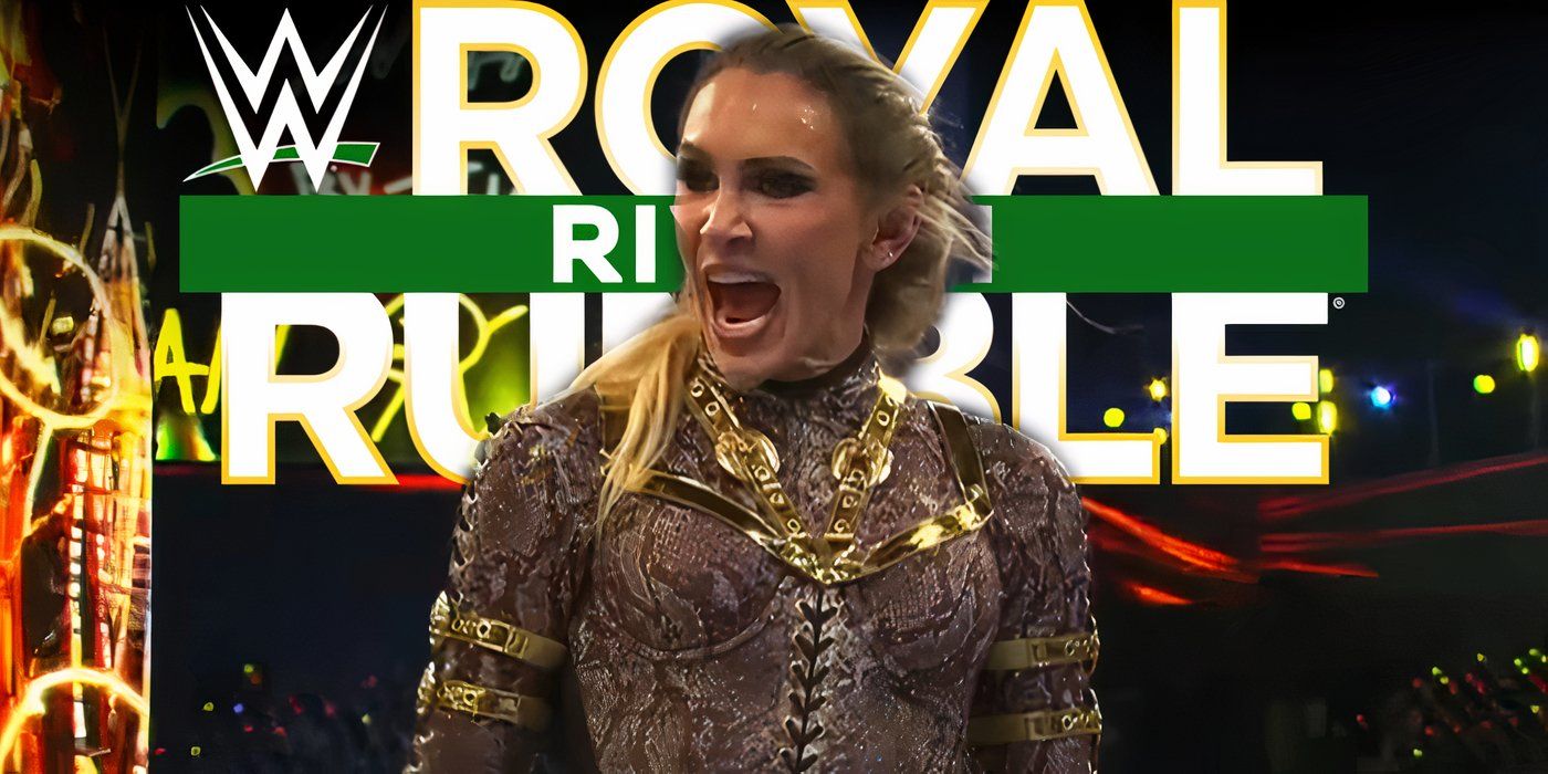 Charlotte Flair at the Royal Rumble