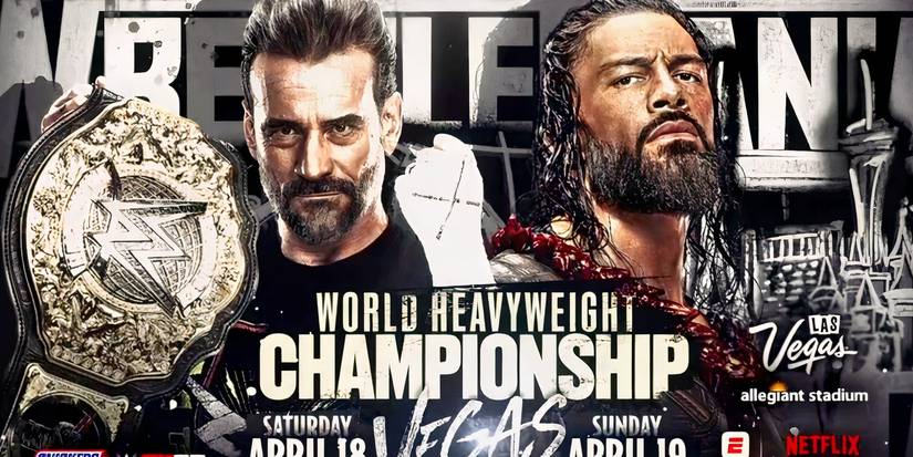 How WrestleMania 42 Must End 4 CM Punk vs. Roman Reigns first WrestleMania match graphic