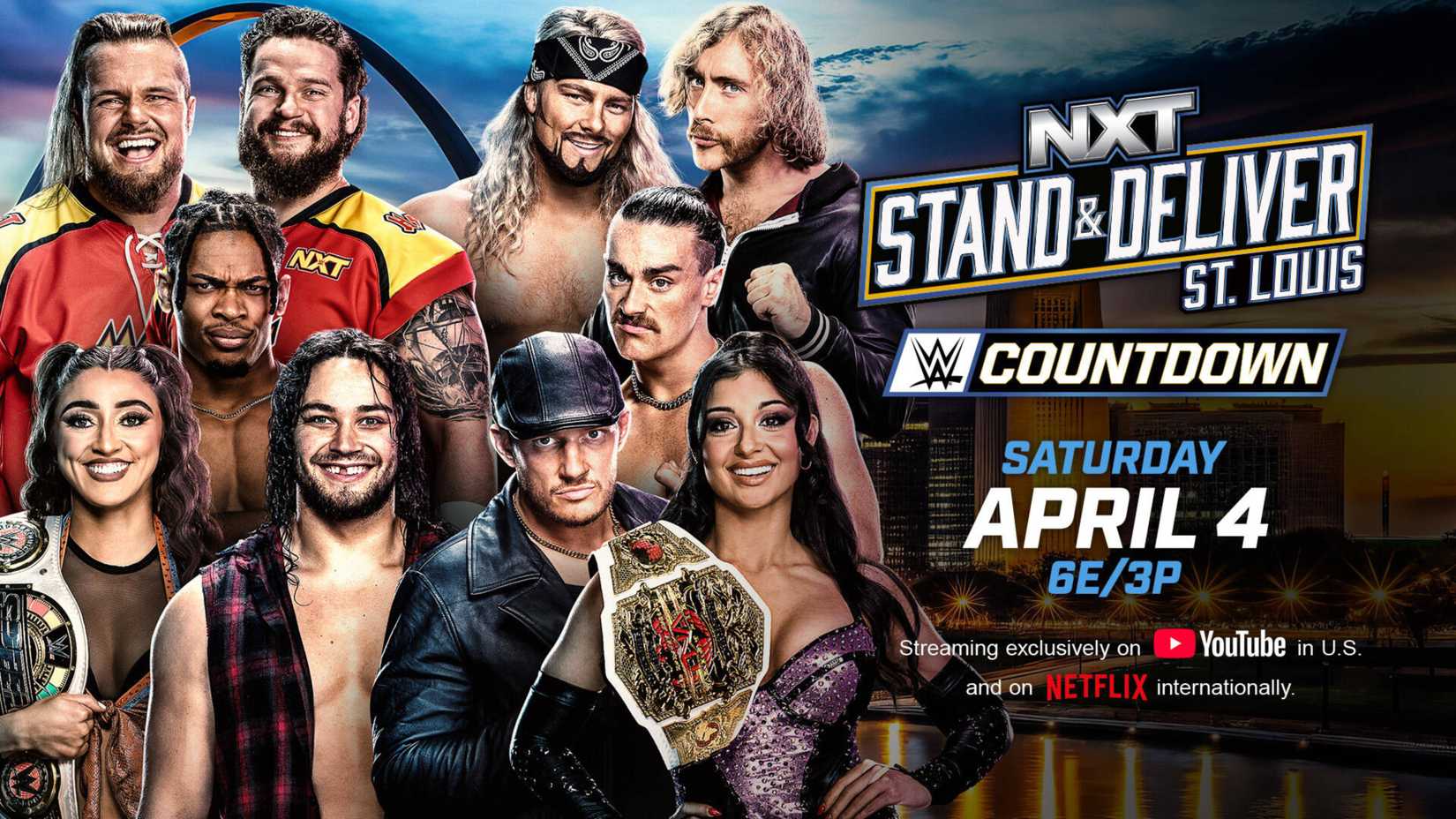 Combate por parejas de diez personas de NXT en stand and deliver.