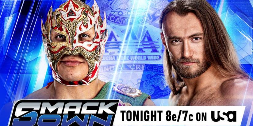 Rey Fenix vs. Nathan Frazer match graphic