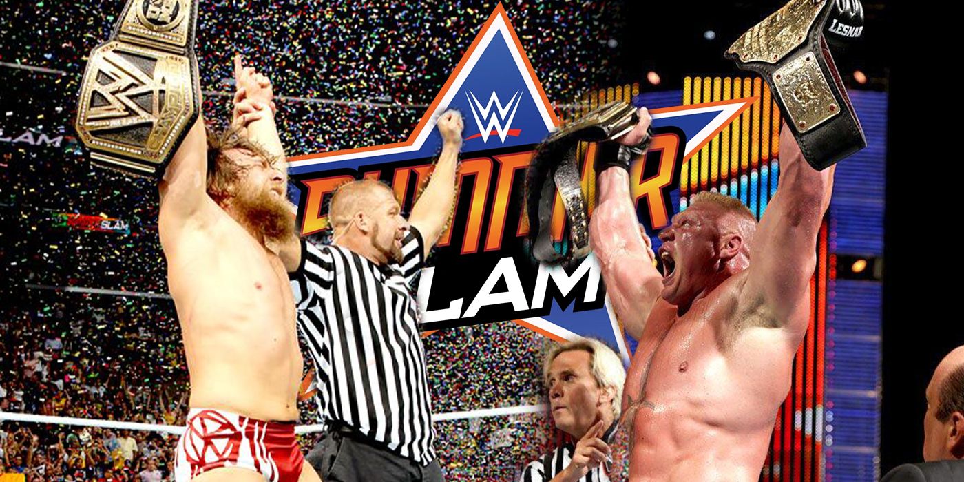 Best Men’s World Championship Wins In SummerSlam History, Ranked By Title Change