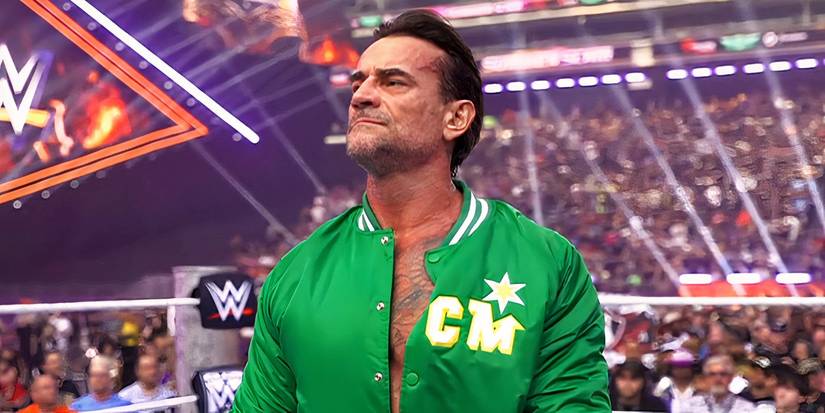 CM Punk in the ring at SummerSlam