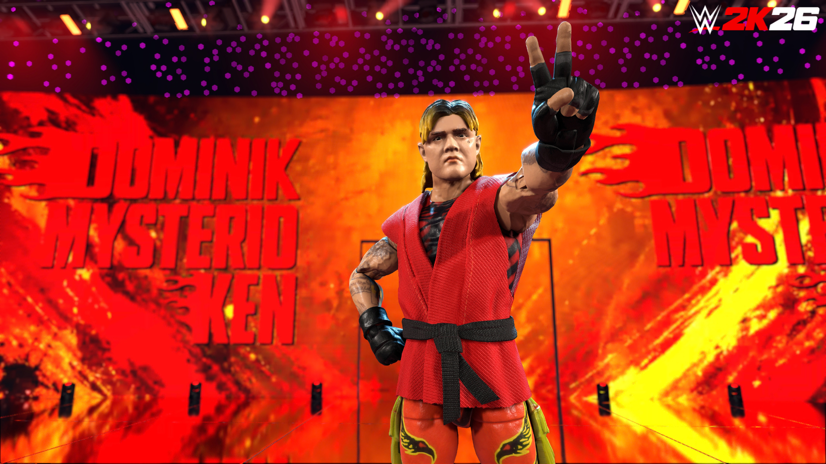WWE 2K26 Dominik Mysterio as Ken.