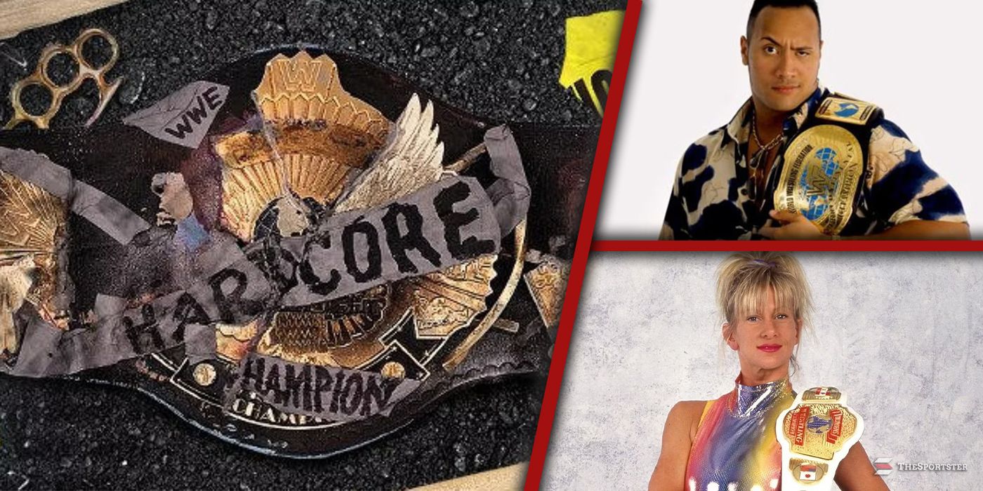 10 Ugliest Wrestling Championship Belts Of The 1990s