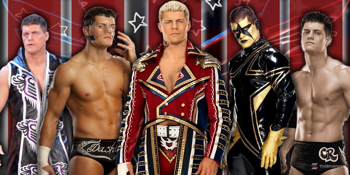Every Look Of Cody Rhodes' Wrestling Career, Ranked Worst To Best Featured Image