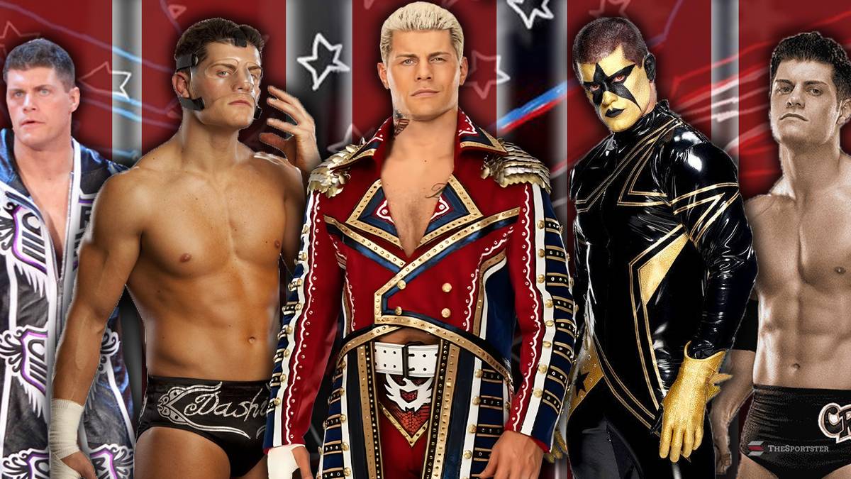 Every Look Of Cody Rhodes' Wrestling Career, Ranked Worst To Best