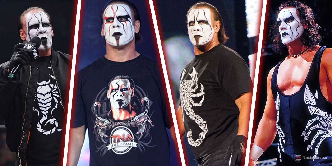 Sting's Wrestling Runs In WWE, AEW, TNA & WCW, Ranked Featured Image