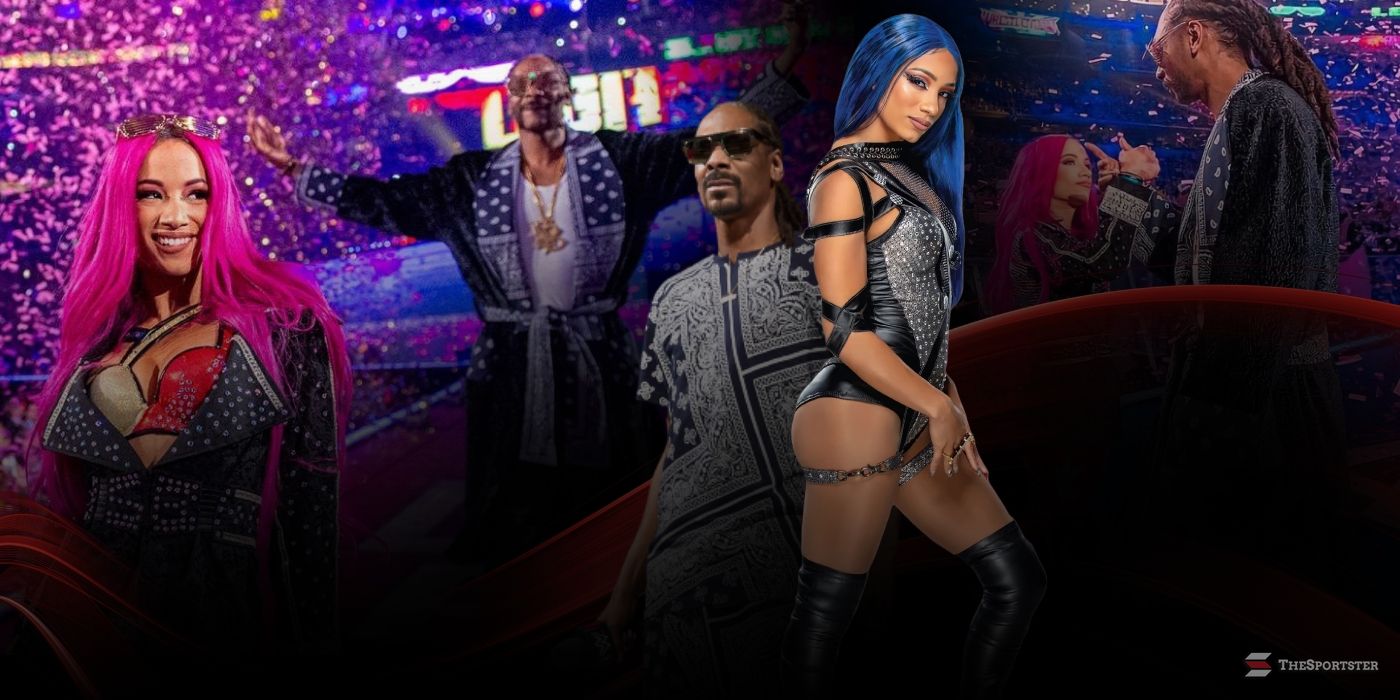 Sasha Banks and Snoop Dogg in WWE