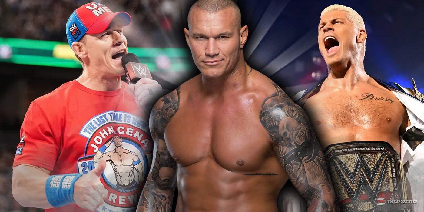 John Cena, Randy Orton, and Cody Rhodes in WWE