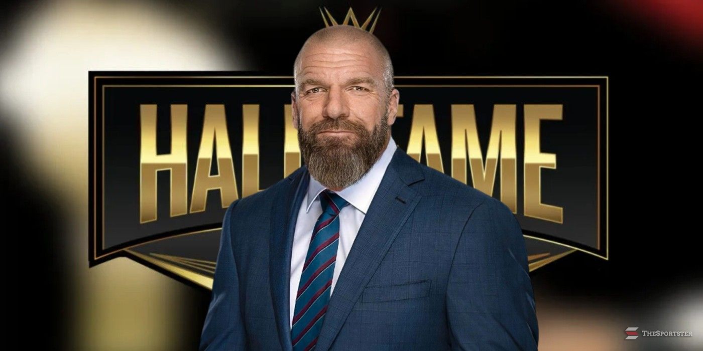Triple H and the WWE Hall of Fame logo