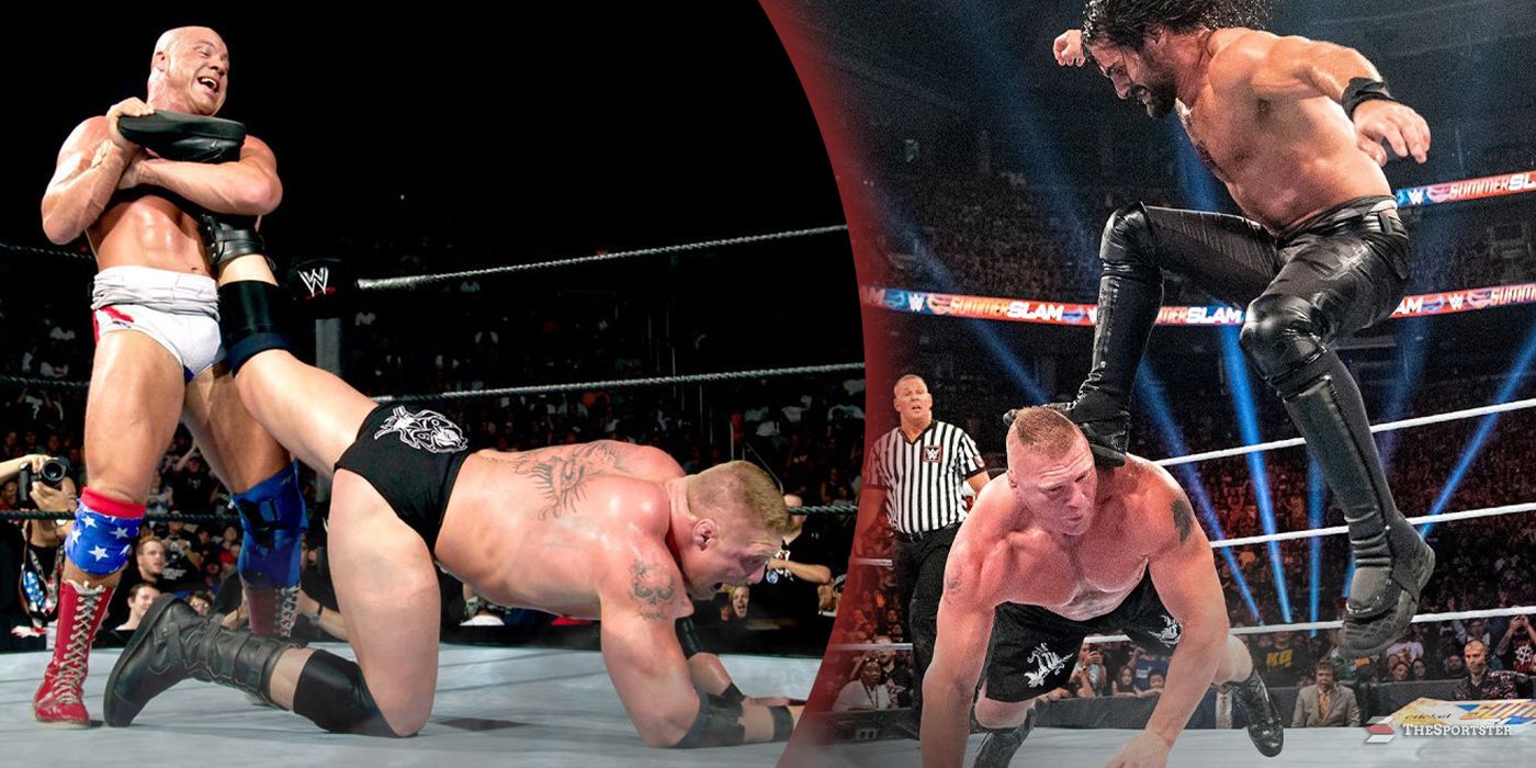 10 Times Brock Lesnar Lost Cleanly In WWE That Fans Forgot About Featured Image