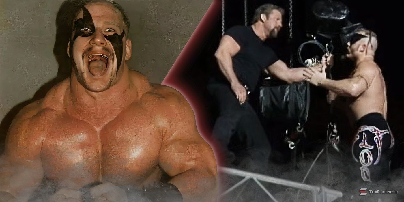 The Story Behind Road Warrior Hawk Falling Off The WWE Titantron, Explained