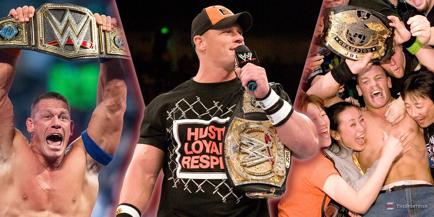 Every John Cena WWE World Title Reign, Ranked Worst To Best Featured Image