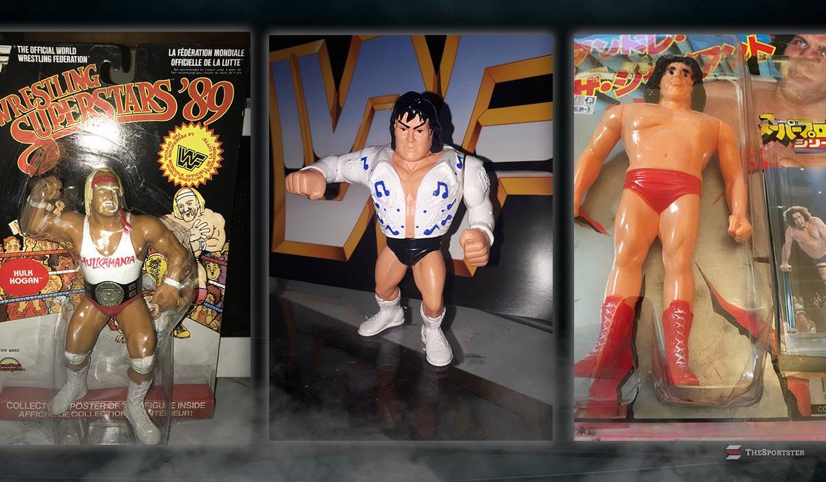 Figurine vintage catcheur JIMMY SNUKA WWF génération HASBRO Monochrome Figurine vintage catcheur JIMMY SNUKA WWF génération HASBRO Monochrome