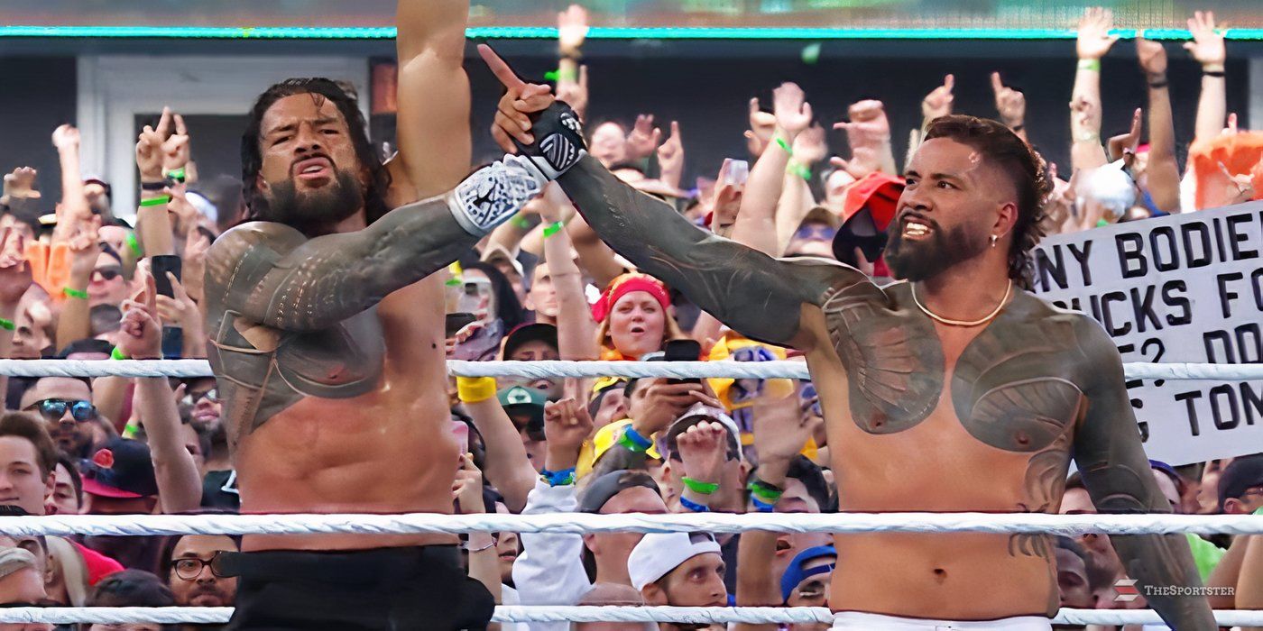 Roman Reigns and Jey Uso Victorious Over Bronson Reed and Bron